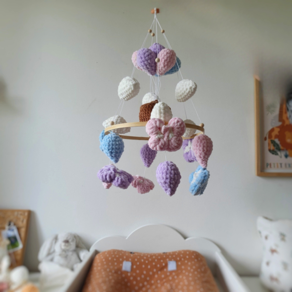 Mobile bébé Licorne Pastel – Samantha – Image 2